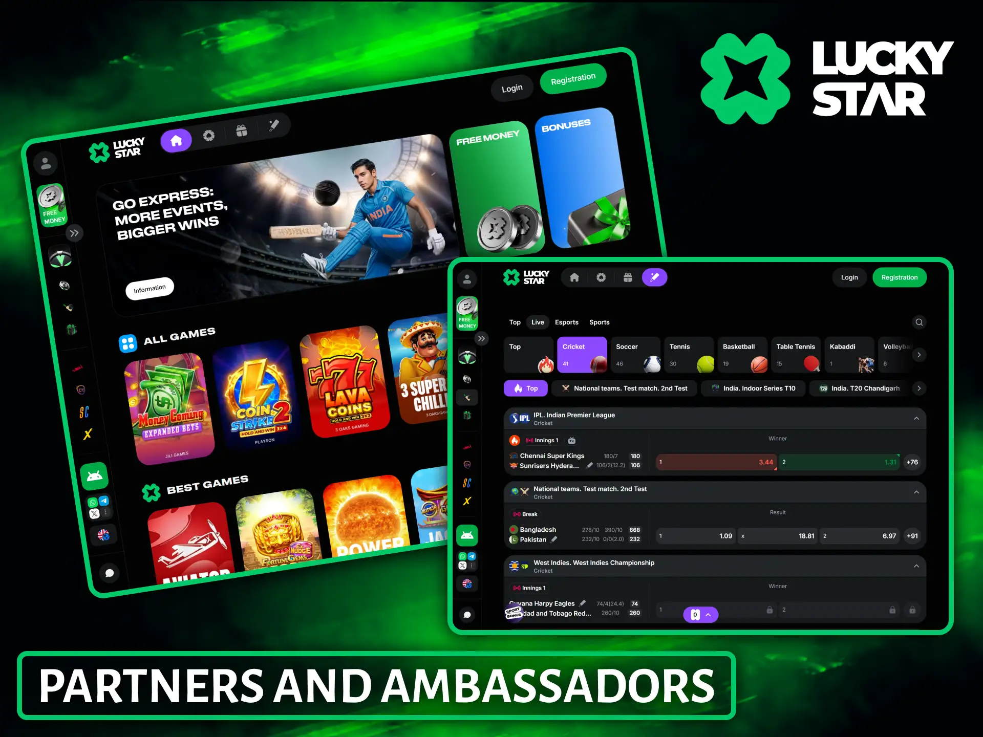 Learn more about Lucky Star's global partners and brand ambassadors.