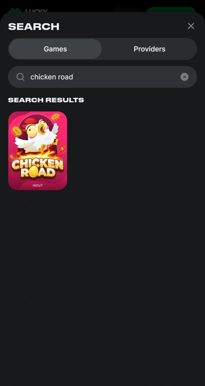 Find a popular arcade game to launch Chicken Road in Lucky Star.