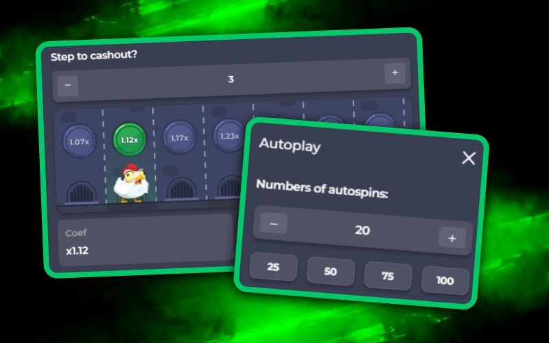Implement a strategy of short gaming sessions using the autoplay feature on the Lucky Star Chicken Road map.