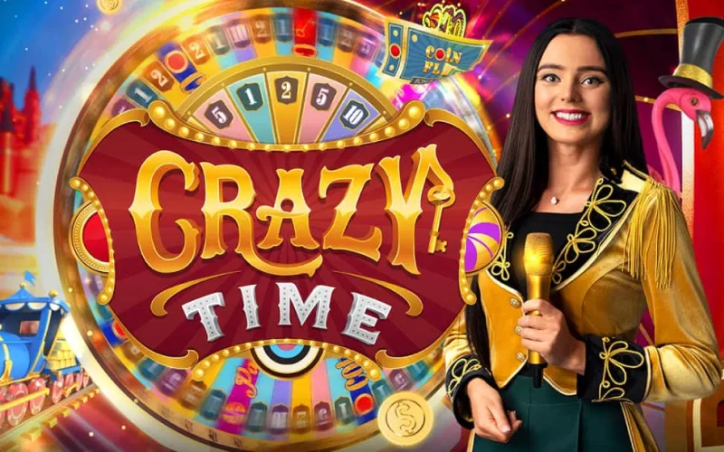 Join the colorful and incredibly dynamic game show Crazy Time on the Lucky Star channel.